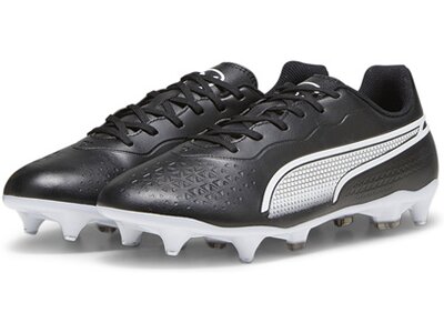 PUMA Herren Fussball-Rasenschuhe KING MATCH MxSG Schwarz