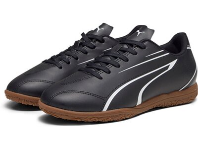 PUMA Kinder Fussball-Hallenschuhe VITORIA IT Jr Grau
