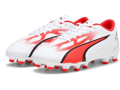 PUMA Kinder Fussball-Rasenschuhe ULTRA PLAY FG/AG Jr Weiß