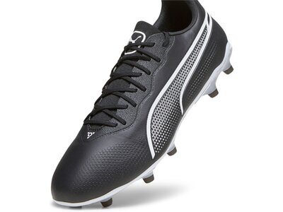 PUMA Herren Fussball-Rasenschuhe KING PRO FG/AG Schwarz