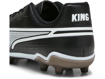 PUMA Kinder Fussball-Rasenschuhe KING MATCH FG/AG Jr Schwarz