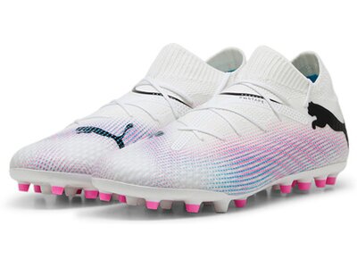 PUMA Herren Fussball-Rasenschuhe FUTURE 7 PRO MG Silber