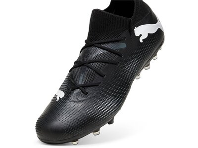 PUMA Herren Fussball-Rasenschuhe FUTURE 7 MATCH MG Schwarz