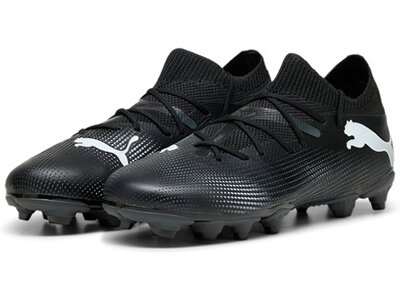 PUMA Kinder Fussball-Rasenschuhe FUTURE 7 MATCH FG/AG Jr Schwarz