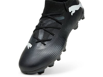 PUMA Kinder Fussball-Rasenschuhe FUTURE 7 MATCH FG/AG Jr Schwarz