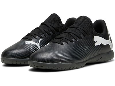 PUMA Kinder Fussball-Hallenschuhe FUTURE 7 PLAY IT Jr Schwarz