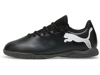 PUMA Kinder Fussball-Hallenschuhe FUTURE 7 PLAY IT Jr Schwarz