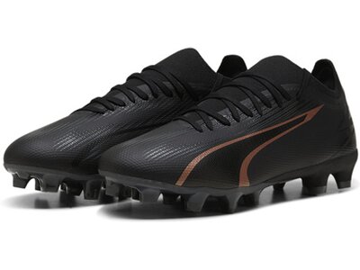 PUMA Herren Fussball-Rasenschuhe ULTRA MATCH FG/AG Schwarz