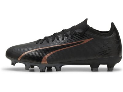 PUMA Herren Fussball-Rasenschuhe ULTRA MATCH FG/AG Schwarz