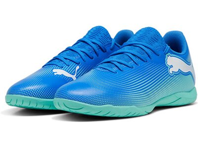 PUMA Herren Fussball-Hallenschuhe FUTURE 7 PLAY IT Blau