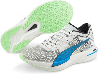 PUMA Herren Laufschuhe Deviate Nitro Elite Racer Grau