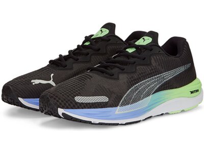 PUMA Herren Laufschuhe Velocity Nitro 2 Fade Schwarz