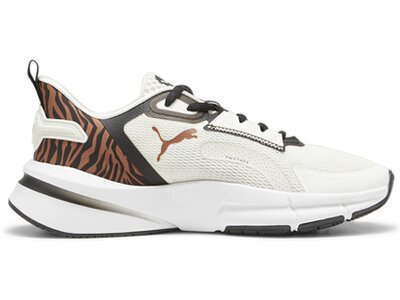 PUMA Damen Workoutschuhe PWRFrame TR 3 Wn's Animal Remix Weiß