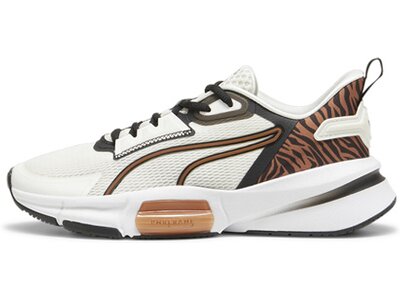 PUMA Damen Workoutschuhe PWRFrame TR 3 Wn's Animal Remix Weiß