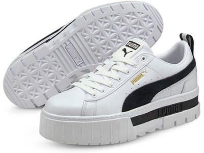 PUMA Damen Freizeitschuhe Mayze Lth Wn s Weiß