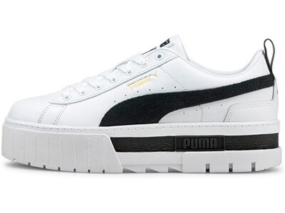 PUMA Damen Freizeitschuhe Mayze Lth Wn s Weiß