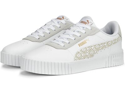 PUMA Damen Freizeitschuhe Carina 2.0 Laser Cut Weiß