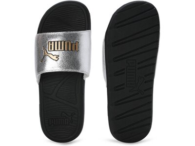 PUMA Herren Badesandalen Cool Cat 2.0 Metallic Shin Silber