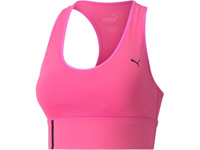 PUMA Damen Mid Impact Long Line Bra Pink