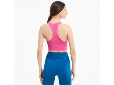 PUMA Damen Mid Impact Long Line Bra Pink