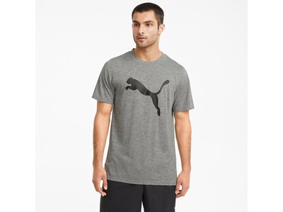 PUMA Herren T-Shirt TRAIN FAV HEATHER CAT Grau