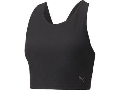PUMA Damen Shirt STUDIO Yogini Luxe Rcrback Schwarz