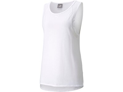 PUMA Damen Tanktop Train Mesh Weiß