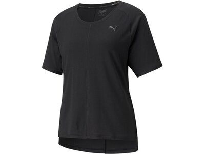 PUMA Damen Shirt STUDIO Tri Blend Relaxed T Schwarz