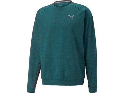 PUMA Herren Shirt TRAIN CLOUDSPUN CREW NECK Grün