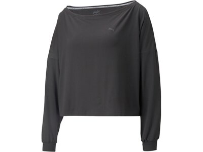 PUMA Damen Shirt Train Cloudspun Long Sleev Grau