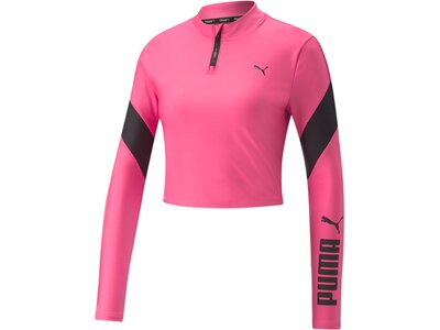 PUMA Damen Top Puma Fit Eversculpt 1/4 Zi Pink