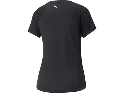 PUMA Damen Shirt Puma Fit Logo Tee Schwarz