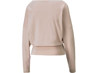 PUMA Damen Hemd STUDIO YOGINI LITE LONG SL Pink