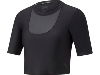 PUMA Damen Shirt Safari Glam Fashion Top Schwarz