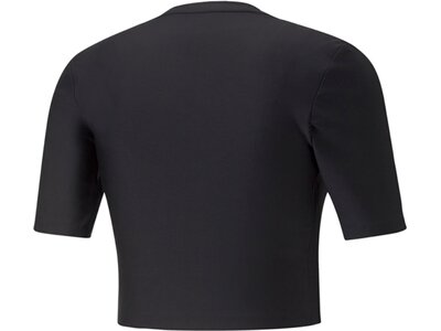 PUMA Damen Shirt Safari Glam Fashion Top Schwarz