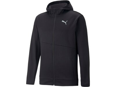 PUMA Herren Sweatshirt TRAIN ALL DAY PWRFLEECE FU Schwarz