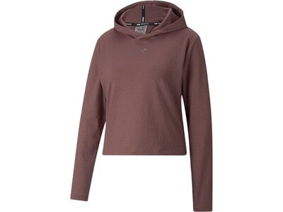 PUMA Damen Shirt Flawless Reg Length Hoodie Lila