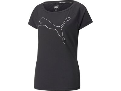 PUMA Damen Shirt Train Favorite Jersey Cat Schwarz
