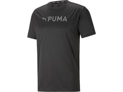 PUMA Herren Shirt Puma Fit Logo Tee - CF Gra Schwarz