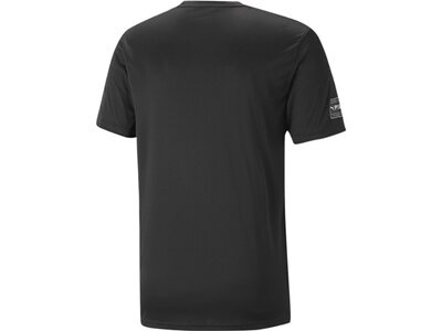 PUMA Herren Shirt Puma Fit Logo Tee - CF Gra Schwarz