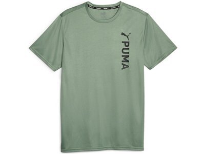 PUMA Herren Shirt Puma Fit Poly Logo Tee Grün