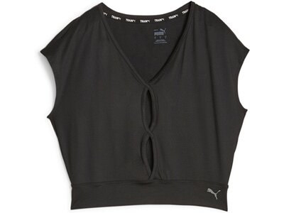 PUMA Damen Shirt STUDIO YOGINI LITE TREND T Schwarz