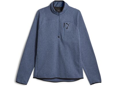 PUMA Herren T-Shirt M SEASONS SWEATER FLEECE 1 Blau