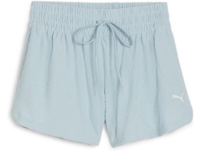 PUMA Damen Shorts FIT BRANDED FLEECE HW Silber