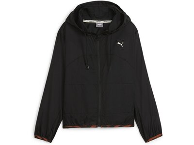 PUMA Damen Jacke ANIMAL REMIX WOVEN FASHION Schwarz