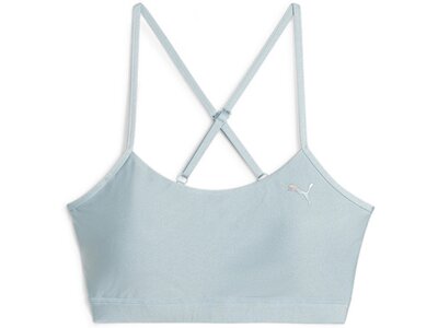 PUMA Damen Top MOVE SUMMER DAZE BRA Silber