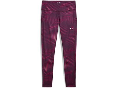 PUMA Damen Tights RUN FAVORITES VELOCITY FL AOP TIGHT Rot