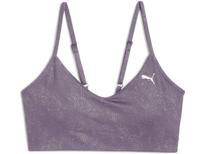 PUMA Damen Top STUDIO MOVE YOGINI BRA AOP Grau