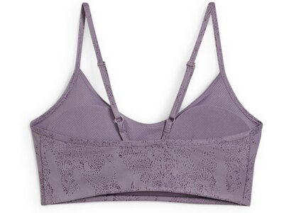 PUMA Damen Top STUDIO MOVE YOGINI BRA AOP Grau