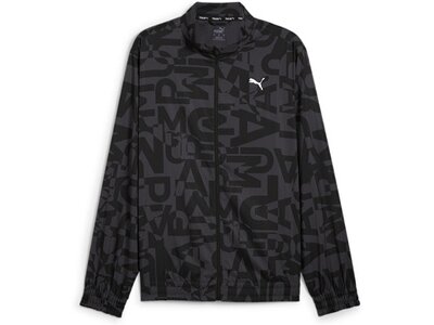 PUMA Herren Jacke ENERGY AOP FULL ZIP JACKET Schwarz